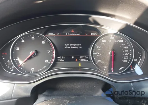 2015 Audi A6 3.0T Premium Plus из США, поврежденный, VIN WAUFGAFC1FN009442